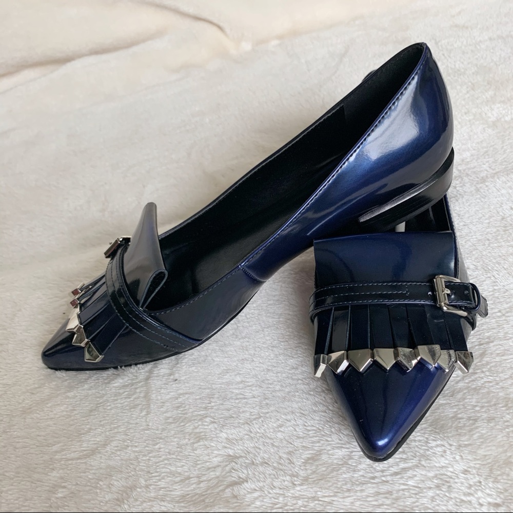 NIB Nine West Patent Leather Tessieo Loafer Flats - Picture 3 of 6